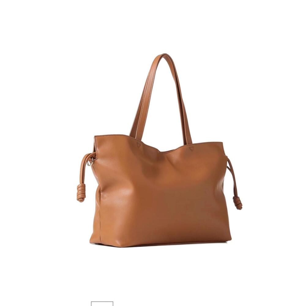 HAUTE SHORE Tan Leather Tote Bag